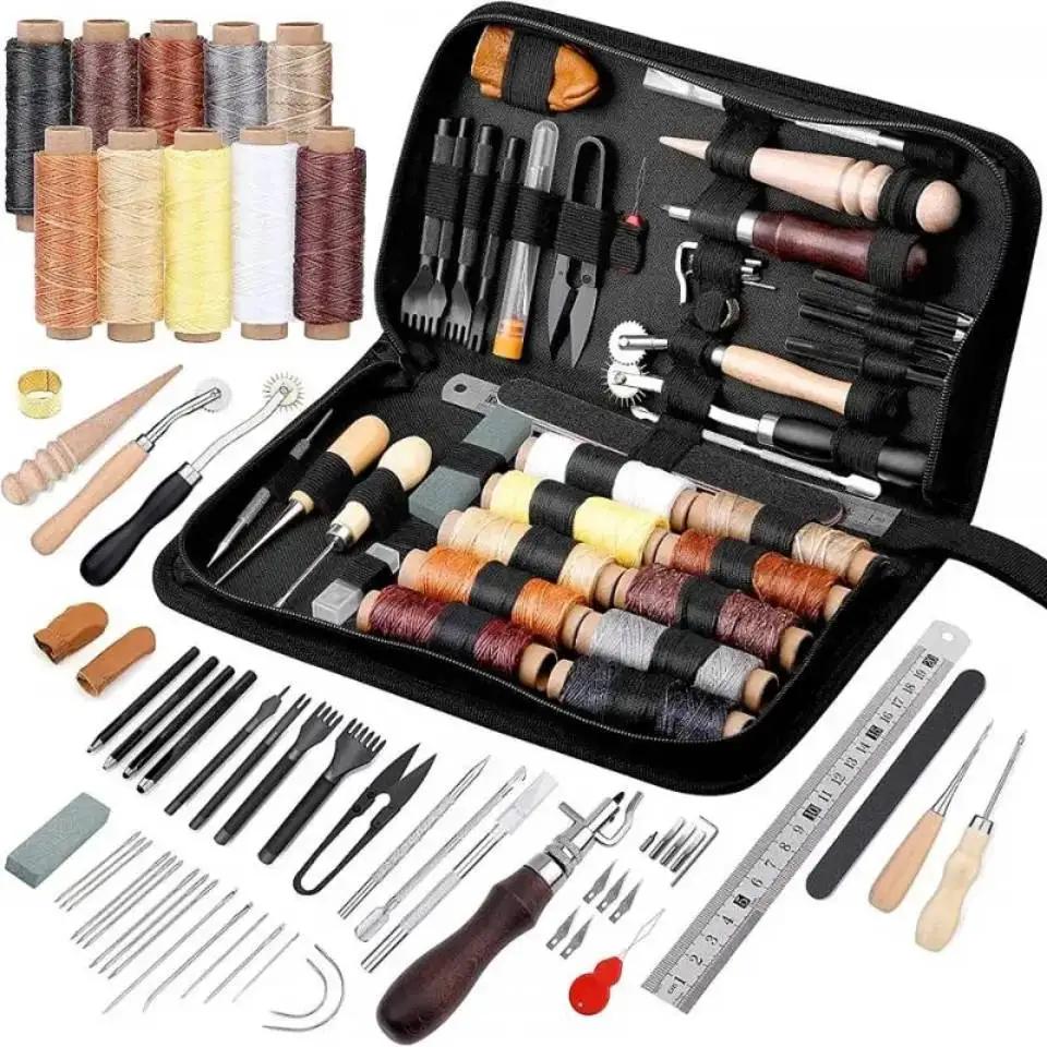 Kaobuy-Ferramentas De Trabalho De Couro, Kit De Artesanato E Suprimentos, Kit De Reparação De Estofados, Costura De Couro, Artesanato DIY Fazendo - Image 1