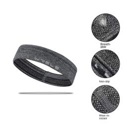 Elástico esportes headbands absorção de suor cocar secagem rápida treino bandana anti-deslizamento respirável sweatbands para yoga correndo - Image 4