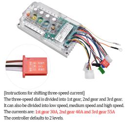 JRAHK 72V 3000W Controlador BLDC motocicleta elétrica 60v 2000W Controlador de scooter elétrico 48V 1000W Acessórios para e-bike - Image 3