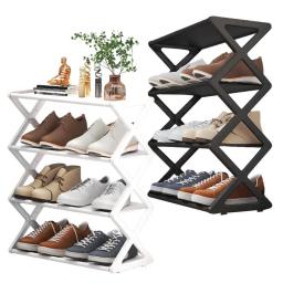 Sapateira à prova d'água em forma de X, organizador de armazenamento para tênis, armários montados, móveis domésticos - Image 1