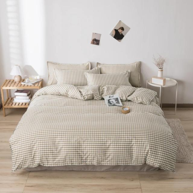 ZHENXISHUSHIMOXI Conjunto de Cama 100% Poliéster Impressão Reativa