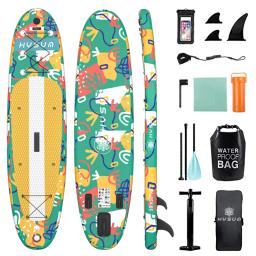 Conjunto de placa inflável Stand Up Paddle, SUP antiderrapante, Doca de camada dupla - Image 3