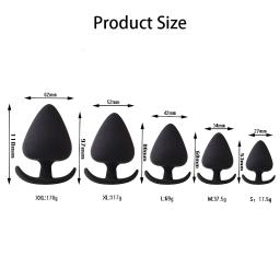 5 tamanhos diferentes anal plug trainer vibrador massagem estimulador de próstata para homens mulheres butt plugs brinquedos sexuais para casais sm adultos 18 - Image 1