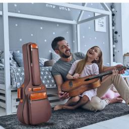 Miwayer-Oxford Nylon guitarra acústica saco impermeável, saco de nylon espessado, alças duplas, algodão acolchoado caso, Gig mochila, 41" - Image 6