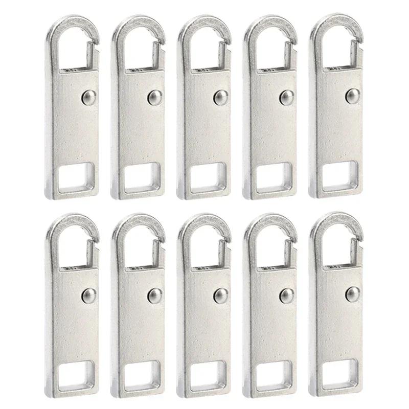 Universal Metal Zipper Pull Substituição, Kit de Reparação Instantânea, Bolsas De Bagagem Destacáveis, Roupas Zipper Slider, Ferramentas Extrator, 1Pc, 10 Pcs - Image 1