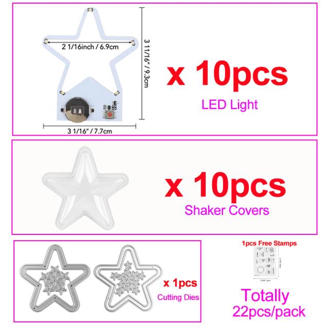 Pacote de Kit de Luzes Adesivas DIY com LEDs Brancos Quentes para Iluminação Fácil em Cartões
