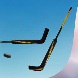 Ice Hockey Goalie Stick, Fibra de carbono, Adulto Júnior - Image 1