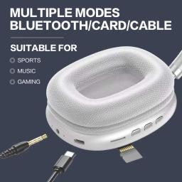 Fones de ouvido sem fio Air Pro Max Bluetooth, auscultadores com cancelamento de ruído, headset esportivo, slot para cartão TF - Image 4