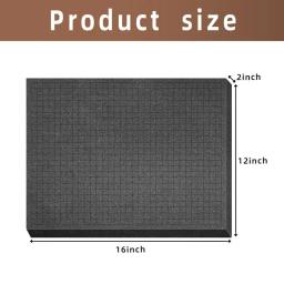 4 pacote 40x30x5cm escolher inserção de espuma pluga pré cubo folha de espuma forma diy para casos de placa gaveta de armazenamento caixa de ferramentas inserções de espuma - Image 2