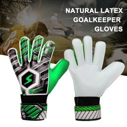 Luvas profissionais do goleiro do futebol, Keeper ajustável do futebol, crianças e jovens, adultos, Fingersave - Image 3