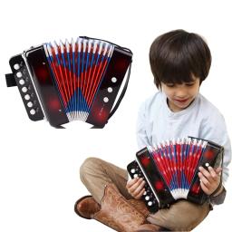 Sanfona-Botões Acordeon Acordeon Instrumento Musical, Toy Piano Teclado, Brinquedo Musical, Bayan Música Concertina, Gaita Ammoon - Image 2