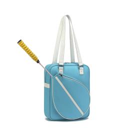 Saco de desporto para badminton tênis bolsa à prova dwaterproof água saco de raquete de tênis das mulheres dos homens - Image 1