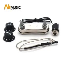 PS700 Piezo captador guitarra acústica, passivo EQ Preamp, Volume 500K, 1 Tom, velocidade Control botão - Image 1