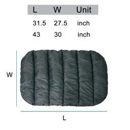 OEM respirável Dog Bed Mats Dogs Camping Lavável Outdoor Travel Pet Beds Impermeável Reversível Portátil Cat Sofá Colchão - Image 3