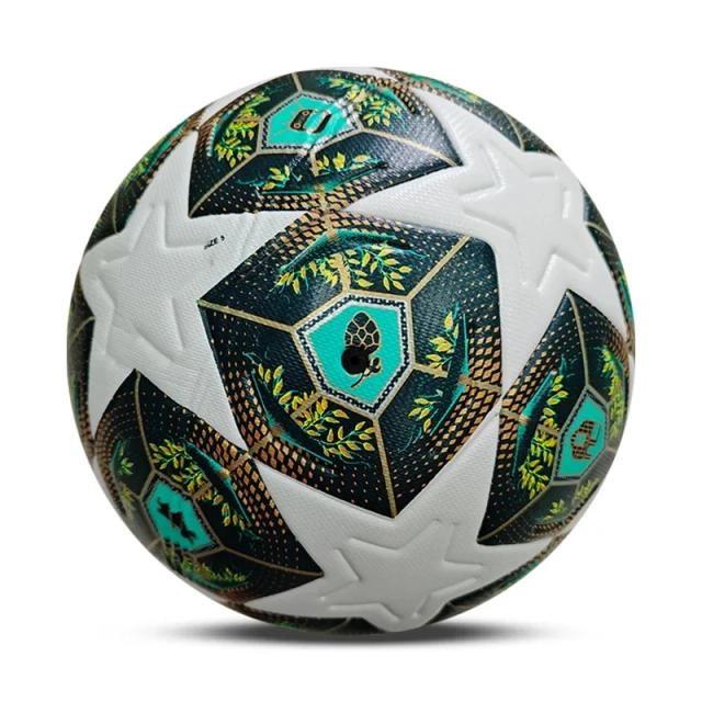 Bola de Futebol Tamanho 5 - Couro PU Resistente - Treino e Competição