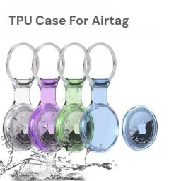 Suporte para estojo macio para Apple Airtag, Aterproof Anti-Lost Keychain, Capa protetora completa, Coleira para cães e gatos - Image 5