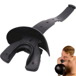 Protetor bucal com alça para futebol, protetor bucal para esportes, aparelho de dupla camada, protetor bucal respirável para esportes - Image 1