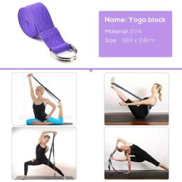 Yoga starter kit, 5pcs, equipamentos com blocos, bola, faixa de resistência, pilates, home fitness - Image 4