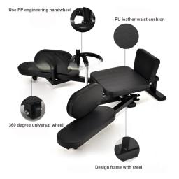 Máquina maca perna para ginásio em casa, estiramento perna, resistente, armação de aço, treinamento, alongamento, equipamentos esportivos, emagrecimento - Image 5