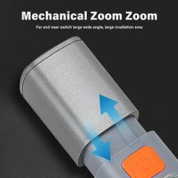 Josepaast-lanterna led super brilhante com gancho para camping, usb recarregável, à prova d'água, tocha, tocha, xpe, sd1023 - Image 4