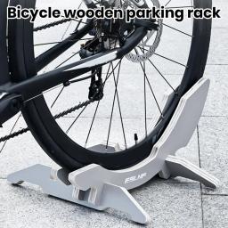 Suporte De Bicicleta De Madeira Ajustável, Estacionamento Rack, Garagem Interior, Instalação Sem Ferramenta, Suporte De Chão, Mtb Estrada - Image 2