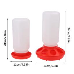 Alimentador E Bebedor De Aves De Capoeira, dispensador De Alimentos De Água, Automático, Frango, Aves, Chick Waterer, Recipiente De Balde De Alimentação - Image 6