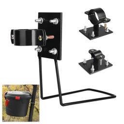 Cesta de bicicleta suporte fixo suporte de fixação para scooter ebike panniers suportes cesta de bicicleta acessórios de fixação ajustável - Image 1