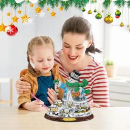 DIY Kit Pintura Diamante para Crianças, 5D Decoração de Pedras Preciosas, Forma Especial, Broca Parcial, Presente de Natal - Image 5
