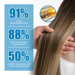Sedoso cabelo cápsula queratina tratamento, reduzir Splits, suavizar endireitar, Anti danificado encaracolado, calmante, seco, áspero, Nourish C, novo - Image 5