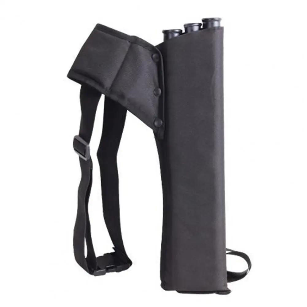 Aljava com arco e flecha com design de três tubos, setas de pano Oxford durável, bolsa de arco e flecha ajustável para esportes - Image 1