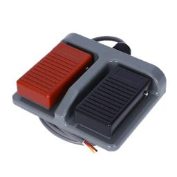 Interruptor de Pedal Duplo, MDFS-65, Auto-Reset com Fio, 3A, 220V, 1Pc - Image 3