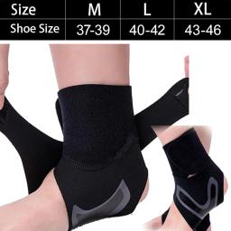 1PC Esportes de Fitness Tornozelo Brace Compressão Ajustável Tornozelo Suporte Tendon Pain Relief Strap Foot Entorse Lesão Envoltório Basquete - Image 6