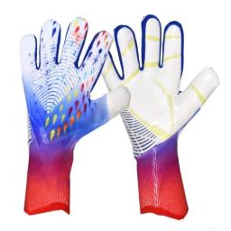 Luvas de futebol de látex profissional bola de futebol luvas de goleiro crianças adultos engrossado goleiro de futebol crianças luva de proteção - Image 1