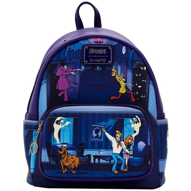 Mochilas de Couro PU Anime para Mulheres: Loungefly, Scooby, Harajuku, Cosplay e Presentes Fashionáveis