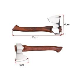 Aço inoxidável Mini Sharp Axe Handle, Lâmina fixa, EDC Knife, Outdoor Camping Utility Pocket Knife, Ferramentas manuais para sobrevivência - Image 6
