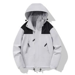 Jaqueta impermeável masculina com capuz, casaco esportivo ao ar livre, alpinismo, respirável, unissexo, casacos da moda, moda casual, outono, inverno - Image 4