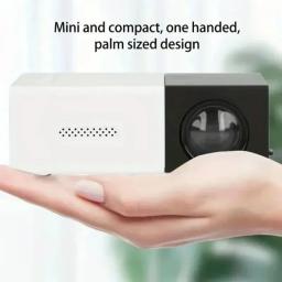 Mini projetor portátil com tela LED, YG300, computador com HDMI, USB, TF - Image 3