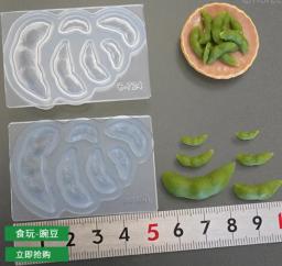 Molde Miniatura Clay Biscuit para Barbies, Doll Cozinha Acessórios, Miniatura Cozinha Acessórios, Legumes, Frutas, Bolo, Sobremesa, Moldes de Pão, Cookies, DIY - Image 2