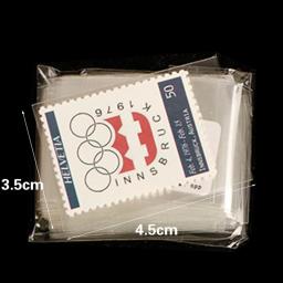Coleção de selos Stamp Sleeves Holder, OPP Bag, Stamp Sleeves, Proteção, 8 tamanhos diferentes, Selo pequeno, Comumente usado Clássico, Novo - Image 2