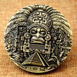 Grande moeda comemorativa de bronze dupla face, colecionável perfeito para exibição e presentes - Image 2