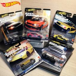 Hot Wheels 2025 Avançado Velozes e Furiosos Série Liga Modelo de Carro Honda Civic Porsche 911Rs Tpypta Chaser Estático 1/64 Lamborghini - Image 2