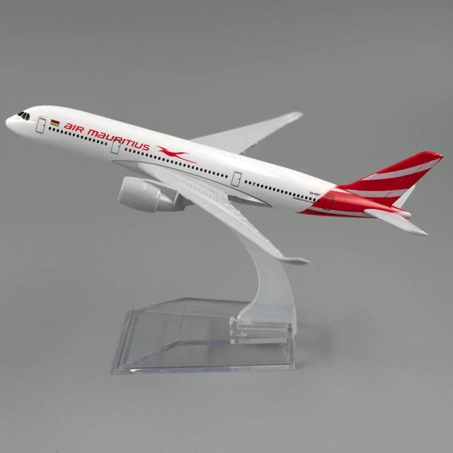 Miniatura de Aeronave Infantil Airbus A350 em Liga - Brinquedo e Presente Perfeito para Crianças com 16cm e Escala 1:400