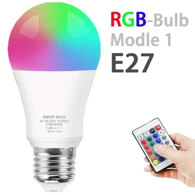 Luz LED Rotativa para Festas com Controle Remoto, Efeitos Strobe e RGB - Ideal para DJ e Shows ao Vivo
