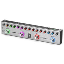 Pedal multiefeitos de baixo LEKATO, pedal de efeitos de baixo com 36 predefinições, 4 módulos editáveis, amplificador, compressor, mod, espaço, reverberação - Image 2