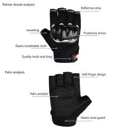 Luvas anti-derrapantes respiráveis Touch Screen, Luvas protetoras de ciclismo, Luvas de motocicleta para esportes ao ar livre - Image 4