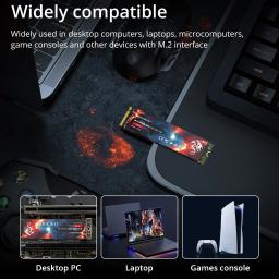 Sombolist-Unidade Interna de Estado Sólido para Laptop, Desktop, Consola de Jogos, SSD M2, NVME, 128GB, 256GB, 512GB, 1TB, M.2 2280, PCIe 3.0 - Image 3