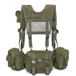 Equipamento de transporte tático para caça, Equipamento de camuflagem, Treinamento ao ar livre, Caminhadas colete, Nylon 1000D - Image 3