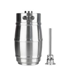 Barril de aço de 5 litros de alta qualidade para a cremalheira do vinho da cerveja mini barril de cerveja - Image 1