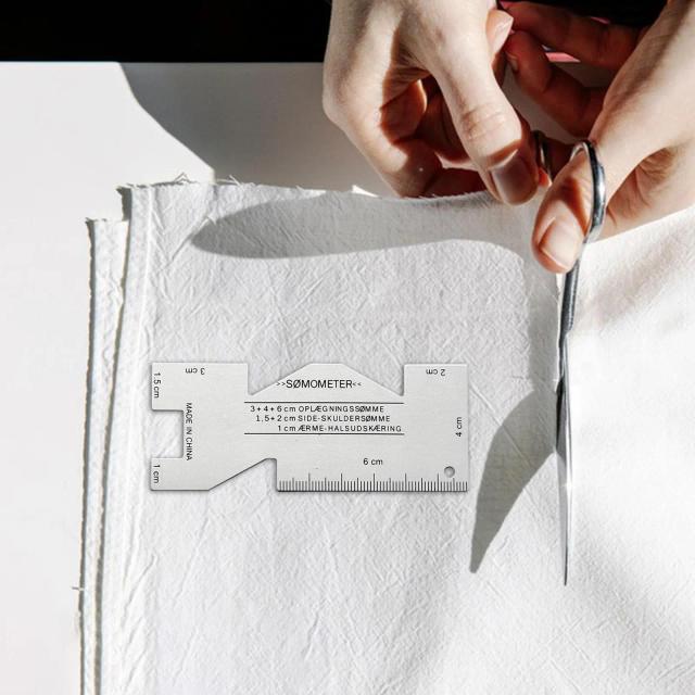 Mini Medidor de Crafting para Casa - Régua de Patchwork e Acessórios de Costura para Designers de Quilting