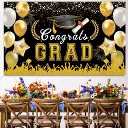 Pano de fundo para decoração de formatura, Banner, Tablecover, Balão para casa, Escola, Graduação, 2020 - Image 4